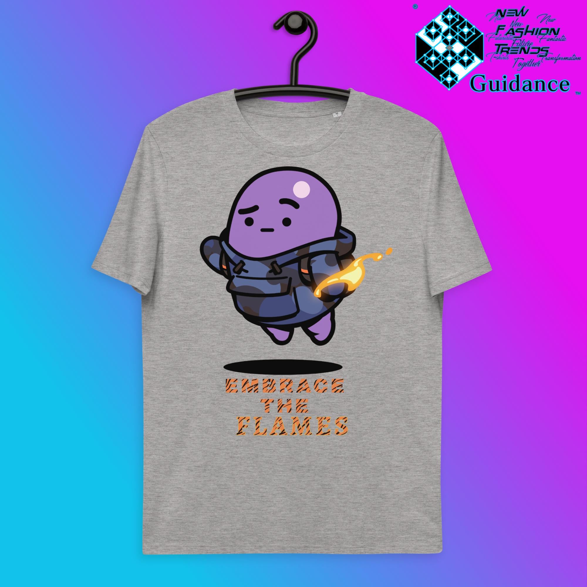 The Fire Element T-Shirt T-Shirts by XGuidance Heather Grey 3