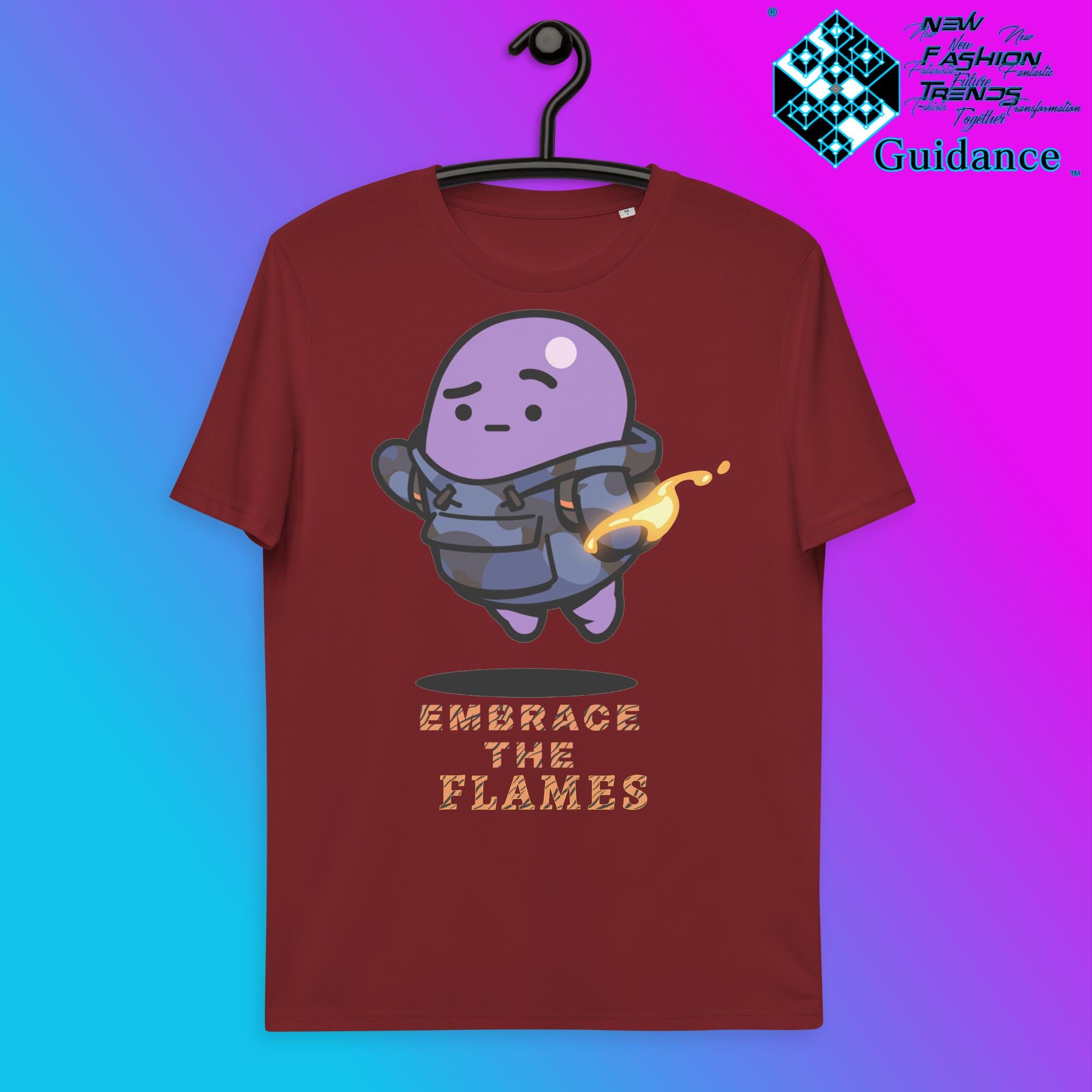 The Fire Element T-Shirt T-Shirts by XGuidance Burgundy 9