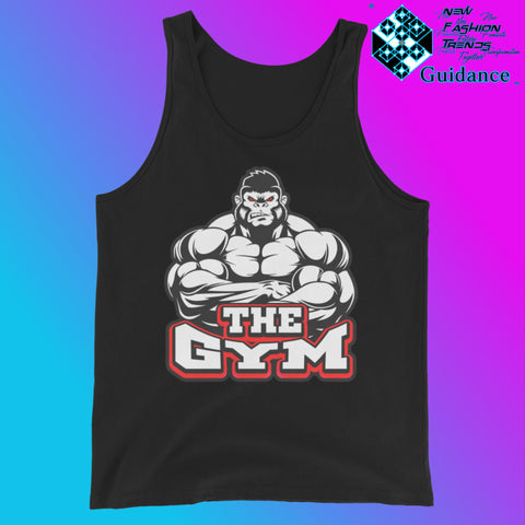 The Gym - Tank Tops Tank Tops by XGuidance Black 3