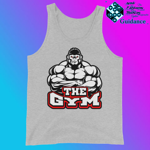 The Gym - Tank Tops Tank Tops by XGuidance Athletic Heather 4