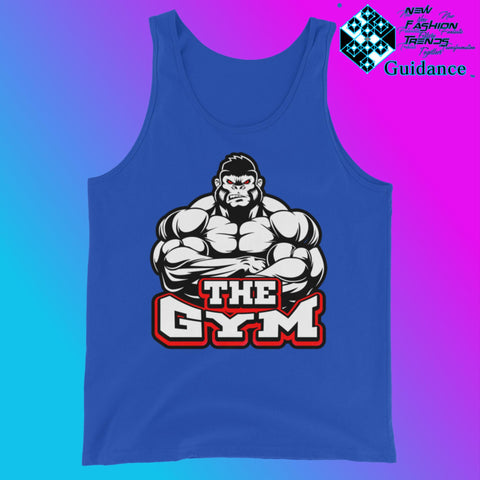 The Gym - Tank Tops Tank Tops by XGuidance True Royal 5