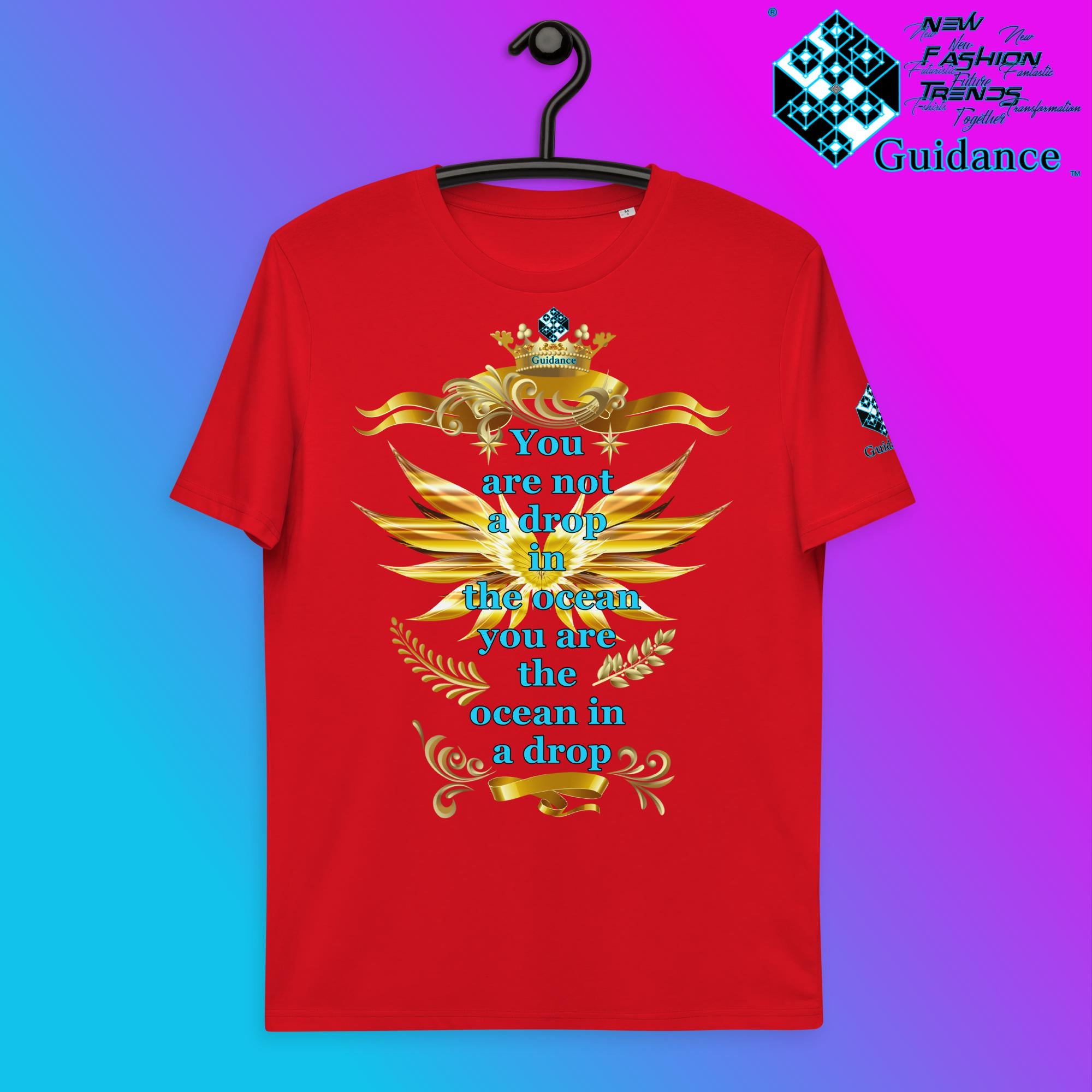 The Ocean T-Shirt T-Shirts by XGuidance Red 5