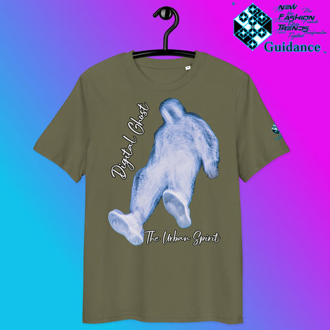 The Urban Spirit Tee – Digital Ghost Streetwear Vibes by XGuidance Khaki 11