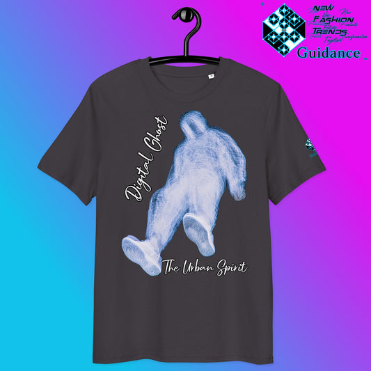 The Urban Spirit Tee – Digital Ghost Streetwear Vibes by XGuidance Anthracite 2