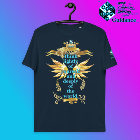 Think Lightly T-Shirt T-Shirts by XGuidance French Navy 3