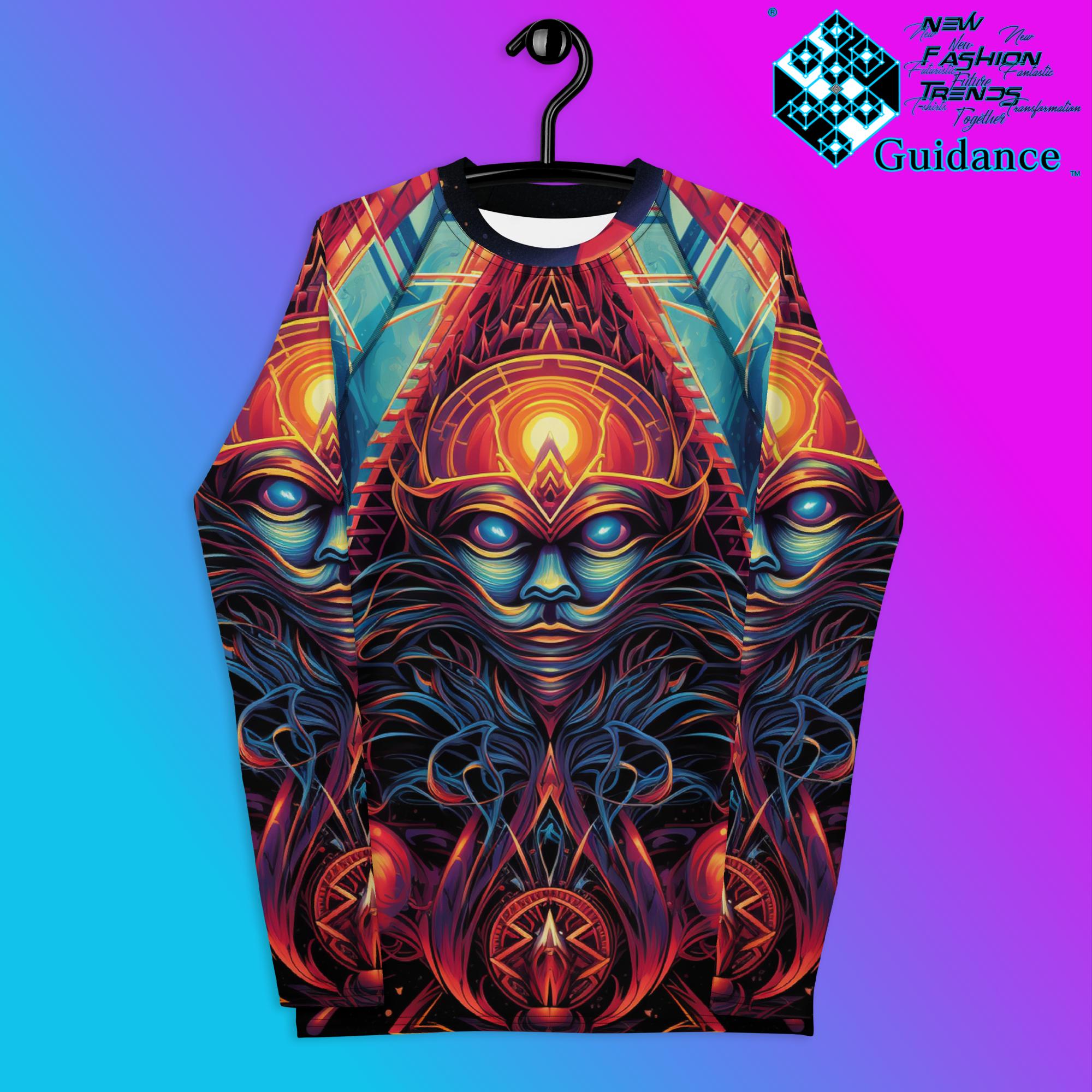 Timeless Threads Psychedelic Long Sleeve Rash Guard by XGuidance XS 1