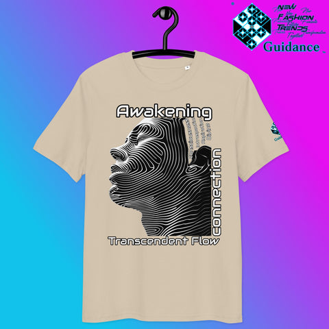 Transcendent Flow T-Shirt – Awakening & Inner Connection by XGuidance Desert Dust 11