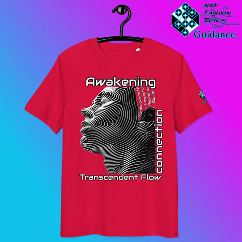 Transcendent Flow T-Shirt – Awakening & Inner Connection by XGuidance Red 17