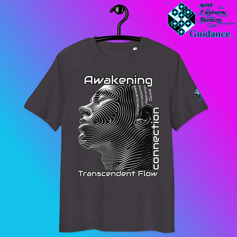 Transcendent Flow T-Shirt – Awakening & Inner Connection by XGuidance Anthracite 6