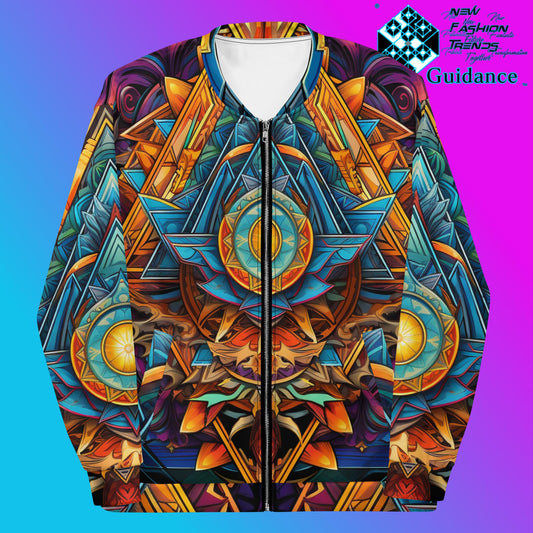 Transcendent Reverie Bomber Jacket Vintage Festival by XGuidance XS 1