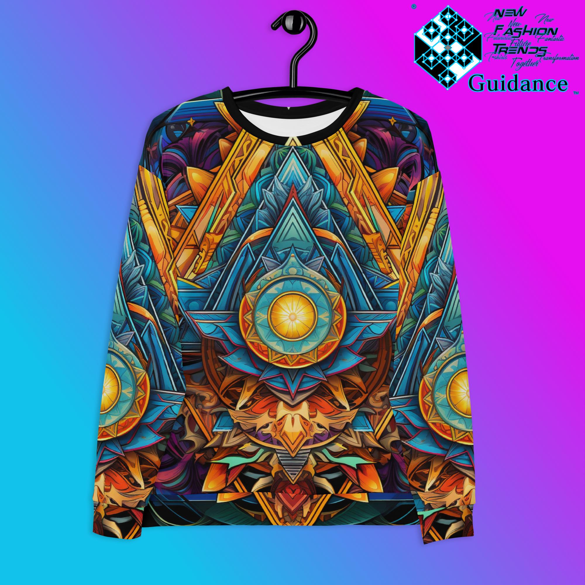 Transcendent Reverie Sweatshirt – Cosmic Festival Streetwear by XGuidance XS 1