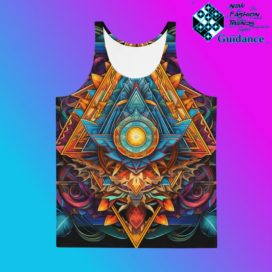 Transcendent Reverie Tank Top – Dreamlike Festival Streetwear by XGuidance XS 1