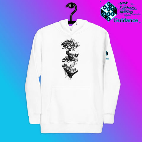 Tree of Eternity Hoodie – Roots, Growth and Balance by XGuidance Carbon Grey 4