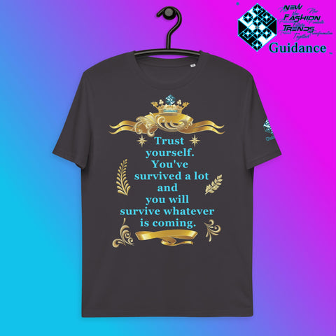 Trust Yourself T-Shirt T-Shirts by XGuidance Anthracite 6