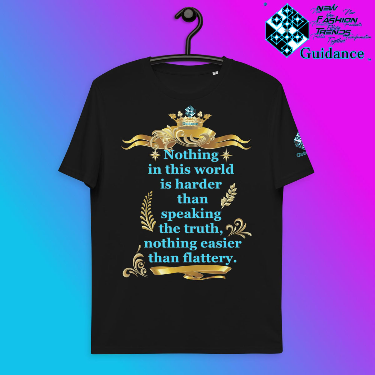 Truth Speaking T-Shirt T-Shirts by XGuidance Black 1