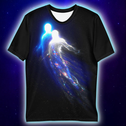 Twin Flame Drift T-Shirt, Cosmic Lovers Festival T-Shirts by XGuidance XS 2