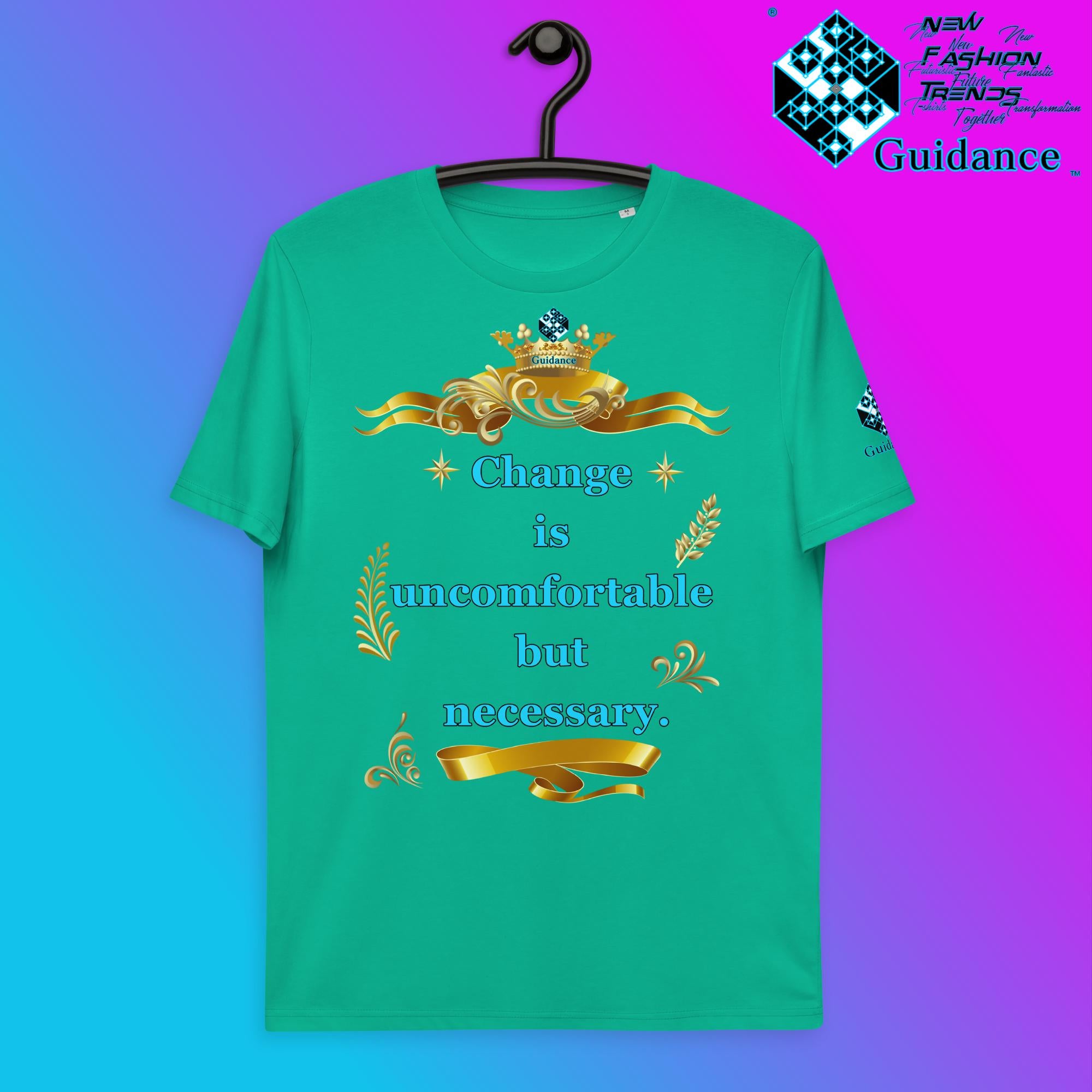 Uncomfortable Change T-Shirt T-Shirts by XGuidance Go Green 13