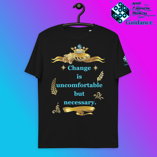 Uncomfortable Change T-Shirt T-Shirts by XGuidance Black 1