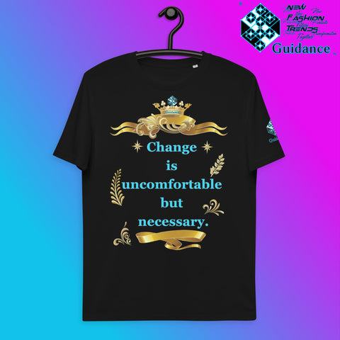 Uncomfortable Change T-Shirt T-Shirts by XGuidance Black 1