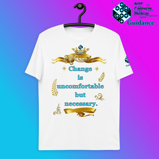 Uncomfortable Change T-Shirt T-Shirts by XGuidance White 2