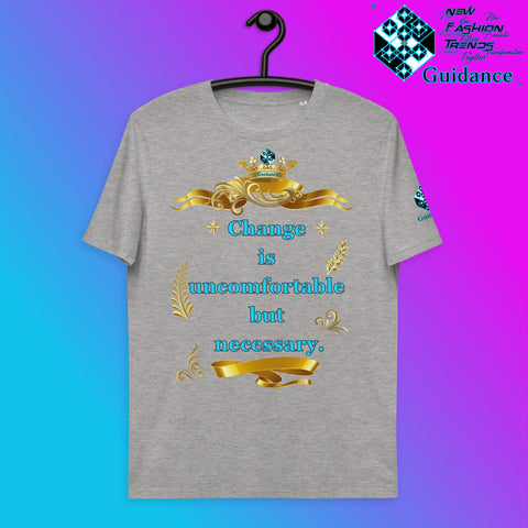 Uncomfortable Change T-Shirt T-Shirts by XGuidance Heather Grey 4