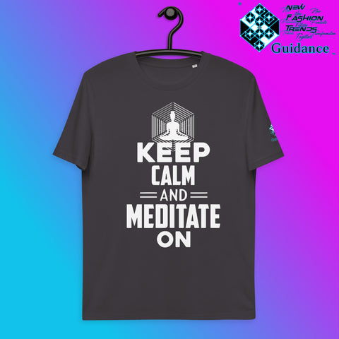 Keep Calm T-Shirt with Meditate On Design