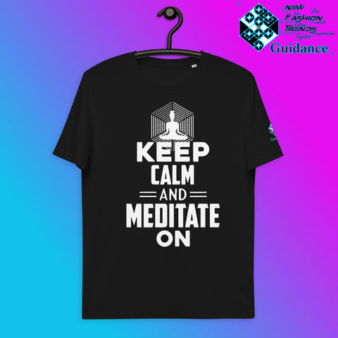 Keep Calm T-Shirt with Meditate On Design