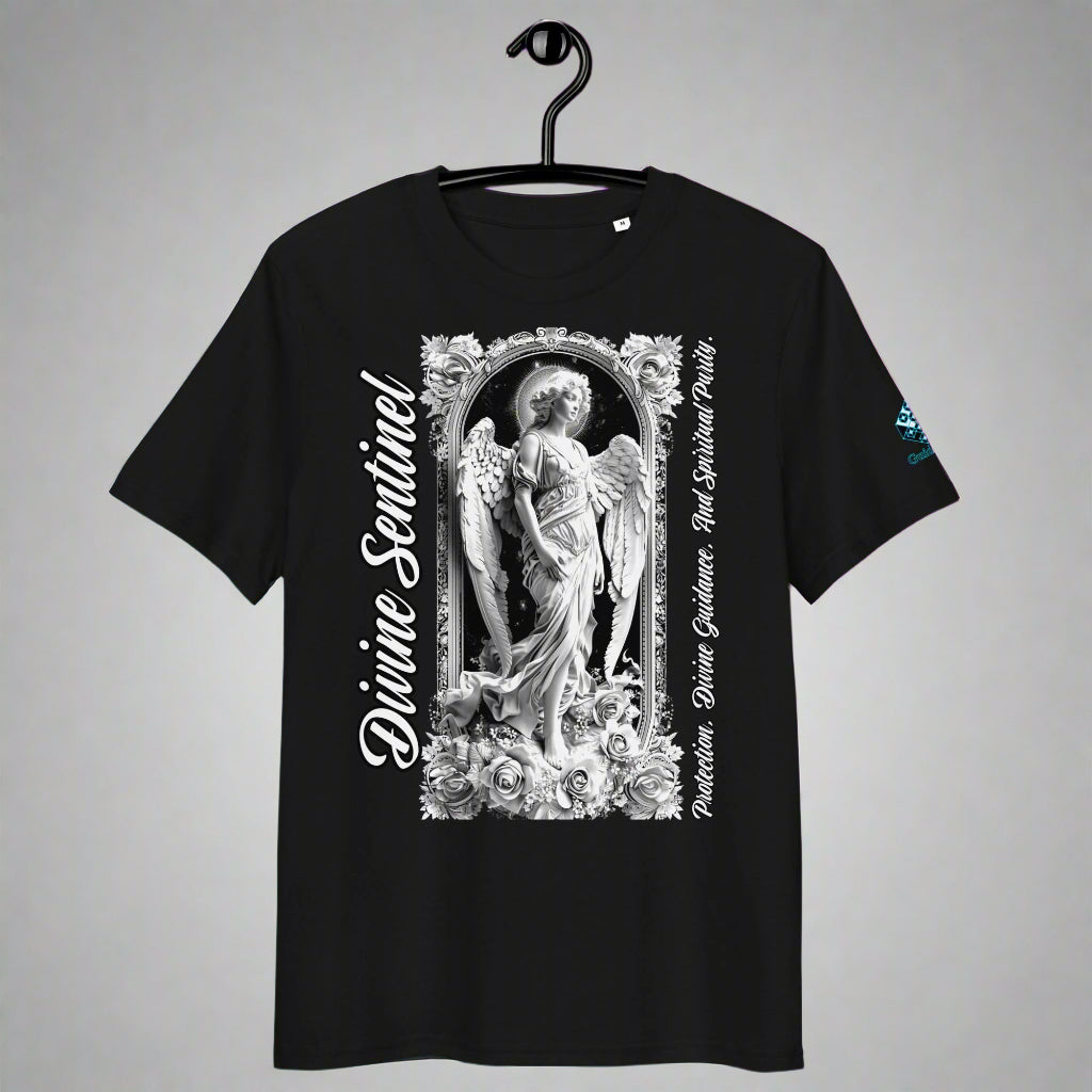 Divine Sentinel Angel T-Shirt – Sacred Love & Protection