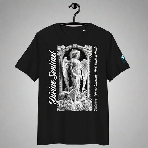 Divine Sentinel Angel T-Shirt – Sacred Love & Protection