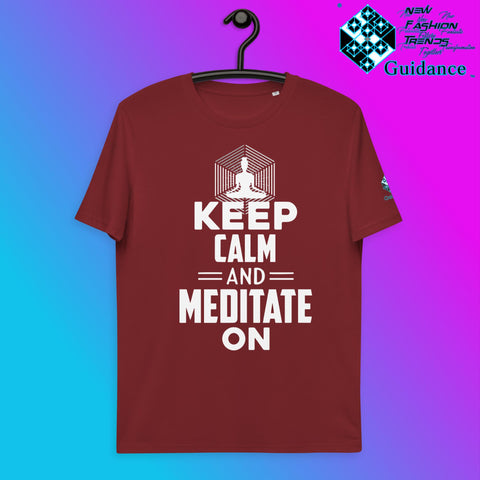 Keep Calm T-Shirt with Meditate On Design