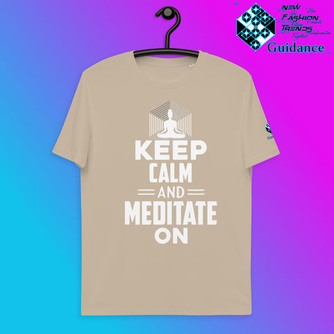 Keep Calm T-Shirt with Meditate On Design