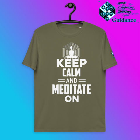 Keep Calm T-Shirt with Meditate On Design