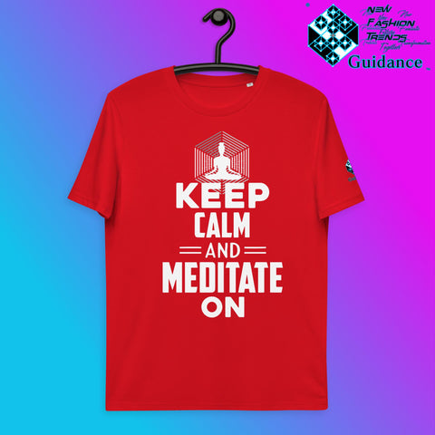 Keep Calm T-Shirt with Meditate On Design