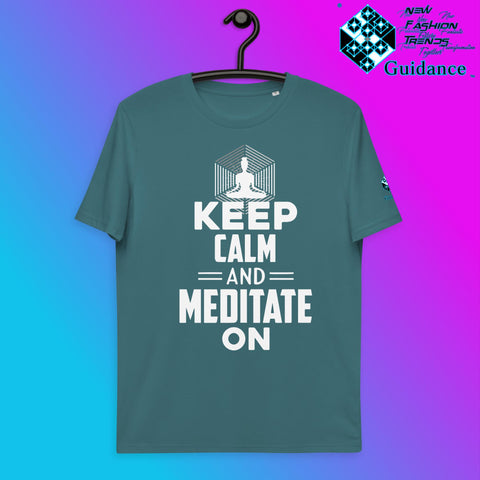 Keep Calm T-Shirt with Meditate On Design