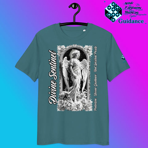 Divine Sentinel Angel T-Shirt – Sacred Love & Protection
