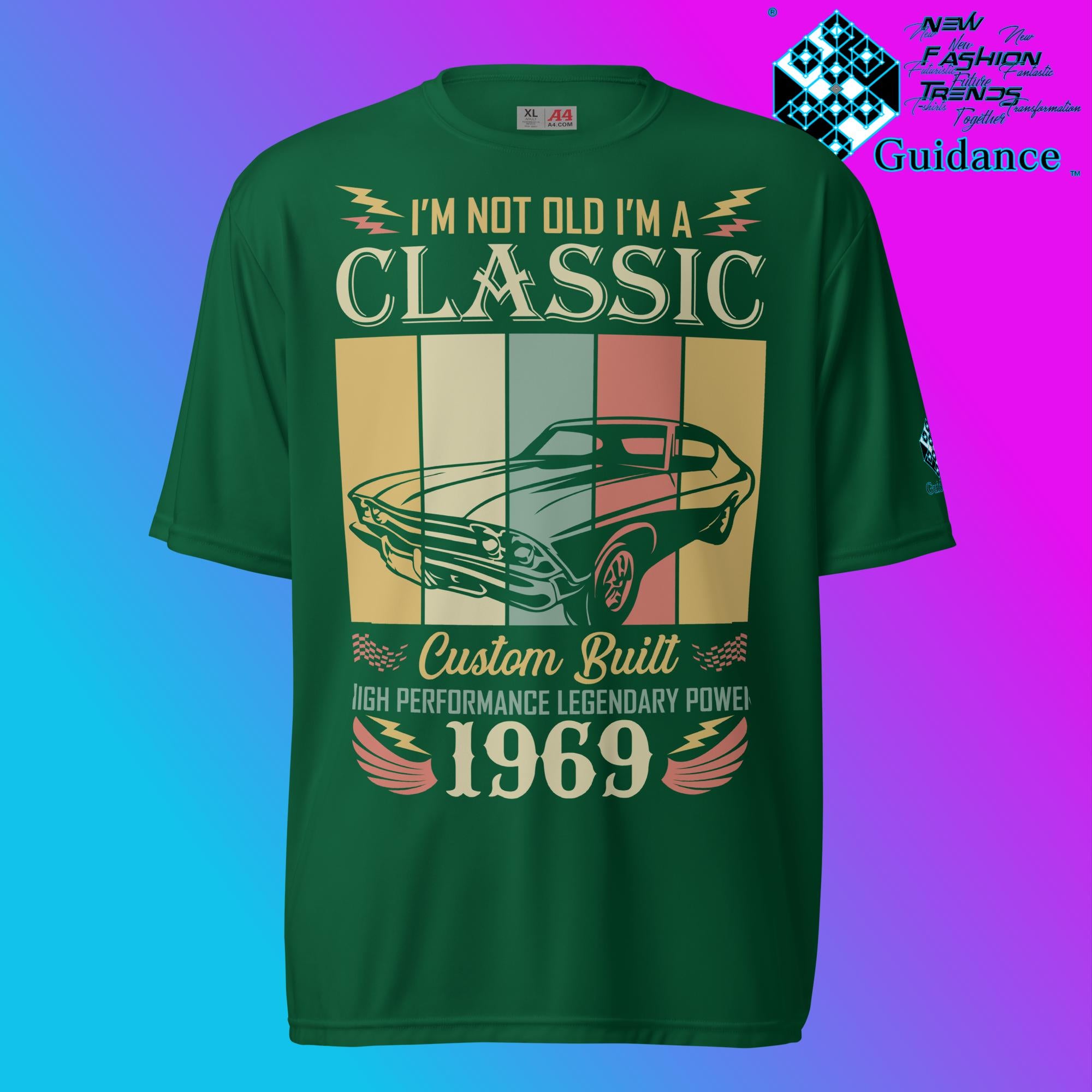 Classic Car T-Shirt - 1969 Cruise Style - XGuidance