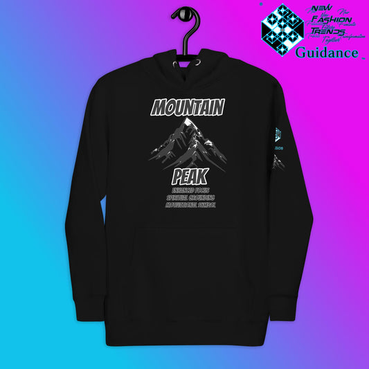 Summit of Serenity Hoodie – Symbolic Mountain Art