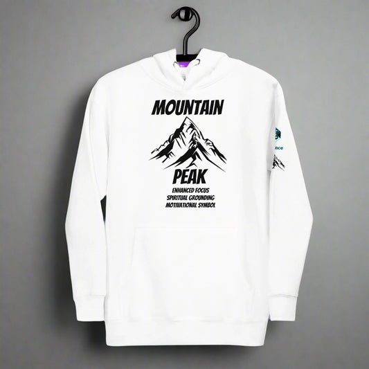 Summit of Serenity Hoodie – Symbolic Mountain Art