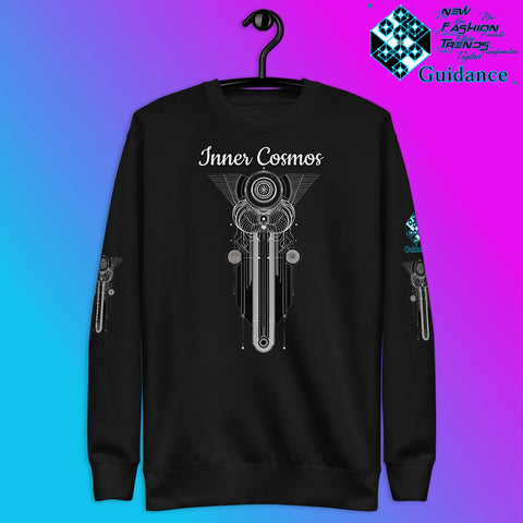 Inner Cosmos Sweatshirt with Celestial Spirit Design
