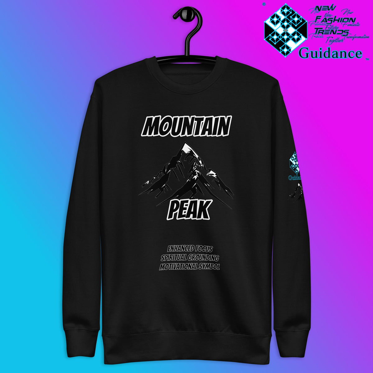 Summit of Serenity Sweatshirt with Mountain Design