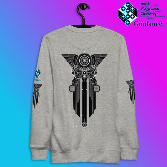 Inner Cosmos Sweatshirt with Celestial Spirit Design