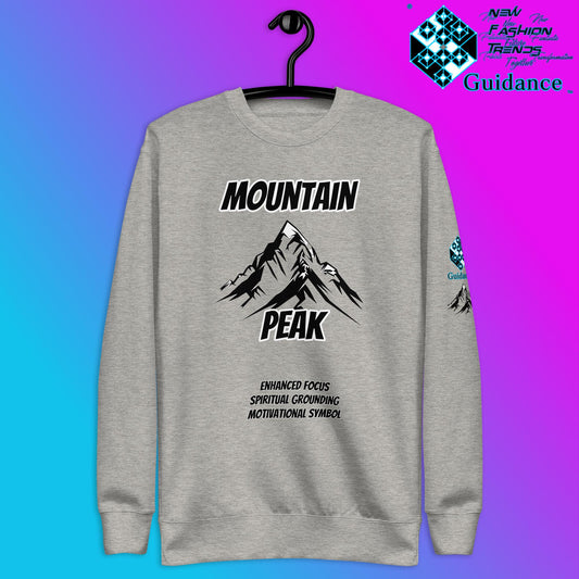 Summit of Serenity Sweatshirt with Mountain Design