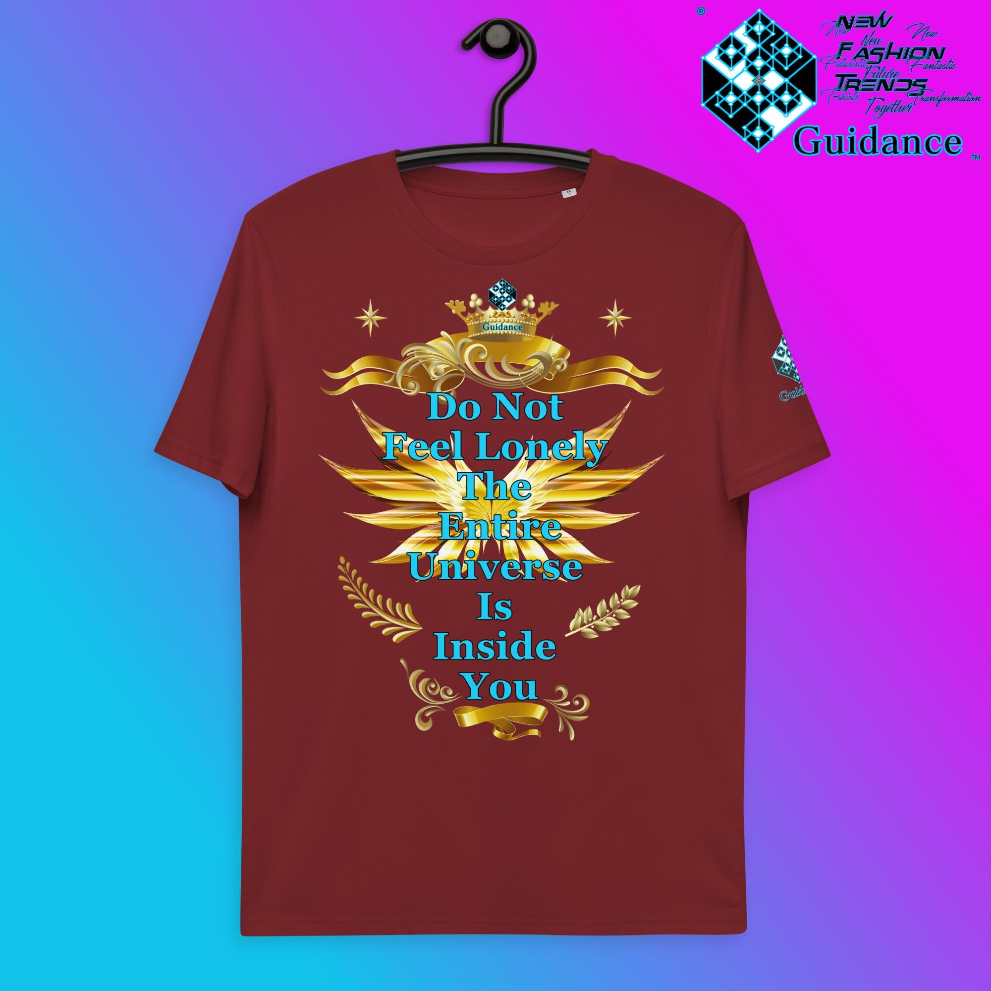 Universe Inside You T-Shirt T-Shirts by XGuidance Burgundy 10