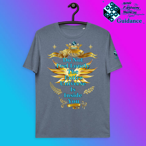 Universe Inside You T-Shirt T-Shirts by XGuidance Dark Heather Blue 12