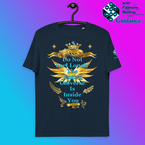 Universe Inside You T-Shirt T-Shirts by XGuidance French Navy 3