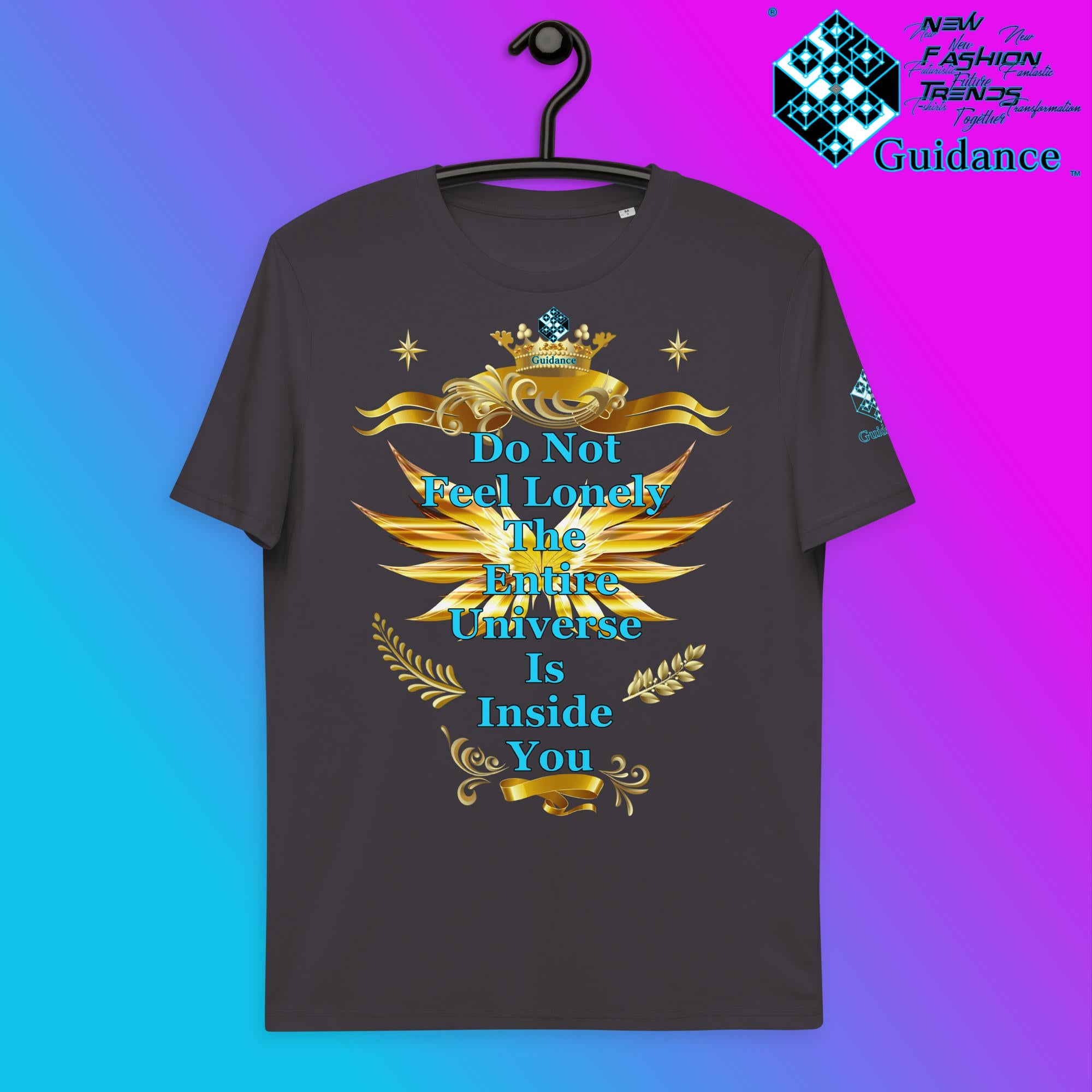 Universe Inside You T-Shirt T-Shirts by XGuidance Anthracite 6