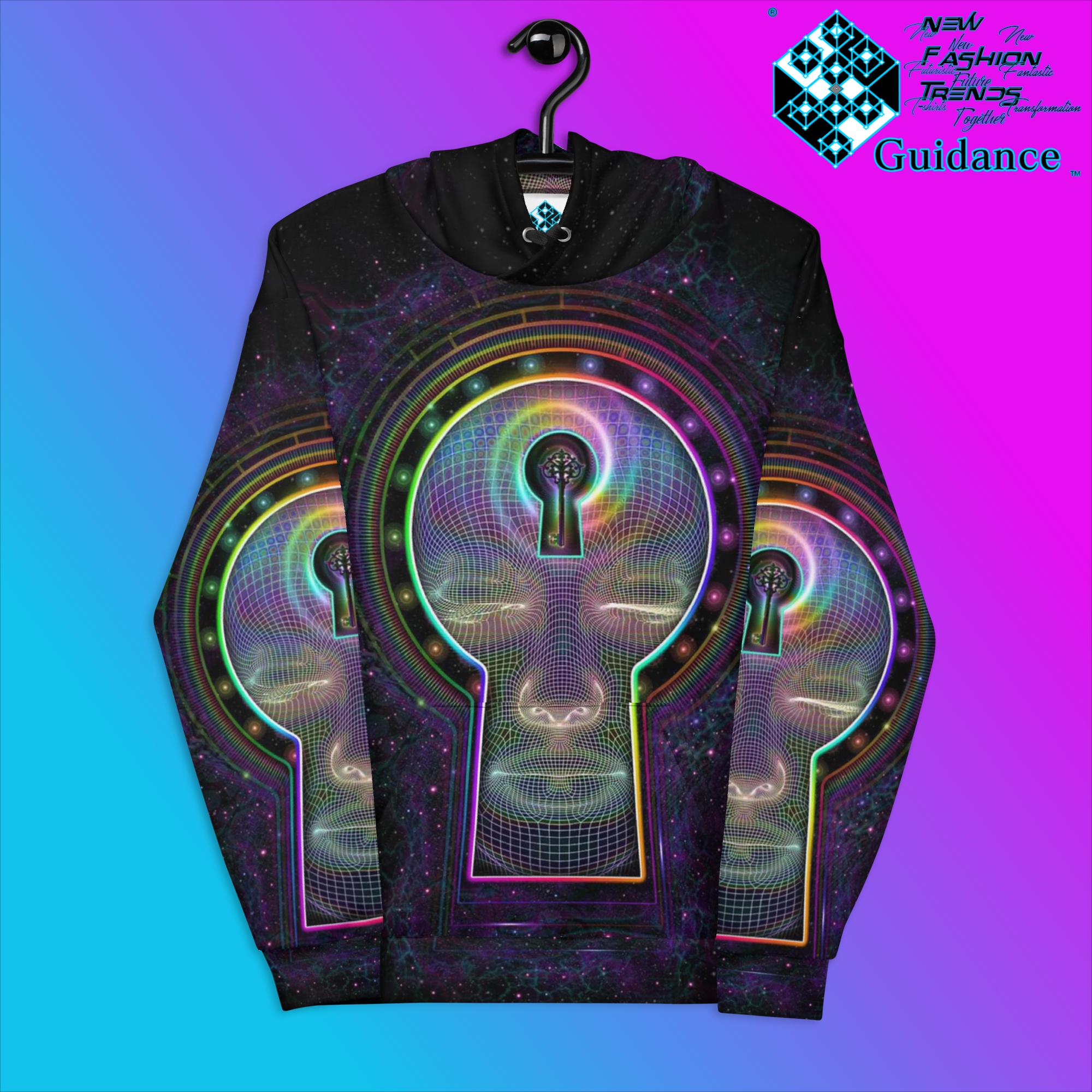 Unlocking Inner Power Hoodie with Keyhole Design by XGuidance 2XS 1