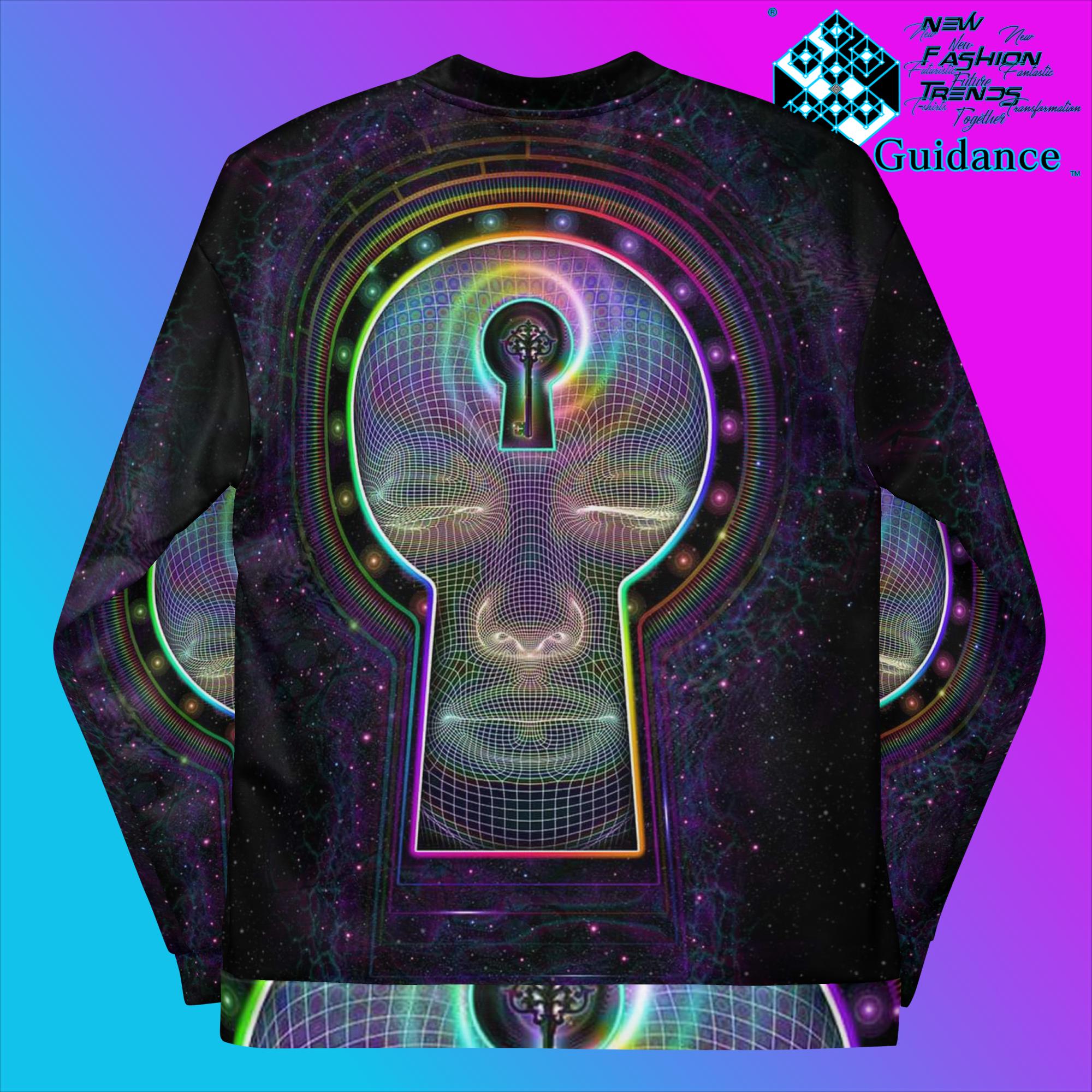 Unlocking Inner Power Jacket with Keyhole Symbol Design by XGuidance XS 2