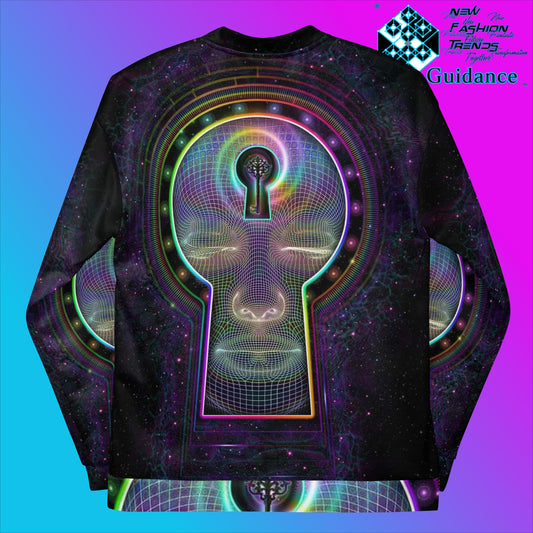 Unlocking Inner Power Jacket with Keyhole Symbol Design by XGuidance XS 2
