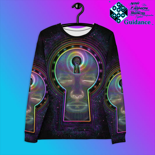 Unlocking Inner Power Sweatshirt with Keyhole Design by XGuidance XS 1